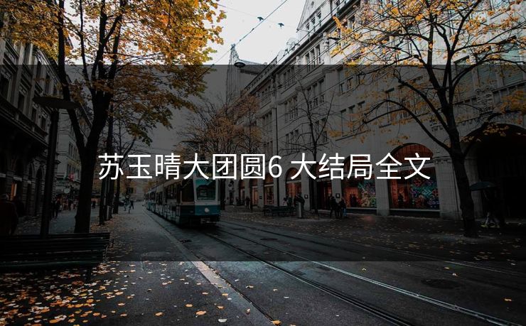 苏玉晴大团圆6 大结局全文